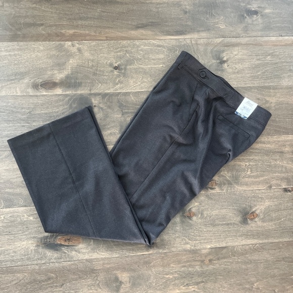 Bass & Company Slate Grey Stretch Pant, size 12 Short - Picture 1 of 11